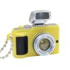 BARMI Mini Camera LED Keychain Key Ring Toy with Flashlight Sound Bag Phone Pendant,Perfect Child Intellectual Toy Gift Set Yellow view 1