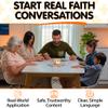200 Conversation Cards for Christians Game - Explore Your Faith and Have Fun on Family Game Night, Bible Study or Youth Groups - Perfect for Church Groups, Couples Night, Easter Gifts view 2