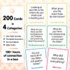 200 Conversation Cards for Christians Game - Explore Your Faith and Have Fun on Family Game Night, Bible Study or Youth Groups - Perfect for Church Groups, Couples Night, Easter Gifts view 3