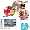 TYmall Puzzles for Adults 500 Piece Puppy Dog Jack Russell Terrier Thinking Landscape Holiday Jigsaw Puzzles view 2