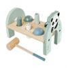 Eichhorn Wooden Hammering Bench - Colorful Motor Skills Toy for Toddlers with Hammer, Pegs and Balls, Promotes Coordination and Strength, Birch Wood, Age 1+ view 1