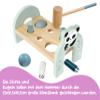 Eichhorn Wooden Hammering Bench - Colorful Motor Skills Toy for Toddlers with Hammer, Pegs and Balls, Promotes Coordination and Strength, Birch Wood, Age 1+ view 4