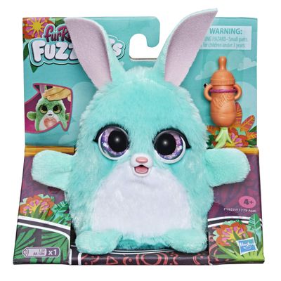 FurReal Fuzzalots Bunny Interactive Animatronic Color-Change Toy, Lights and Sounds, Electronic Pet, for Kids Ages 4 and up