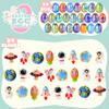JOYIN 24 Pcs Galaxy Slime Eggs with Toys, Unscented, Multi-color, Easter, Space Theme, 3+ Years, Small, Multi Color, Slime with Toys, Putty, Childrens Multi-item Party Favor Packs, Unisex Children view 2
