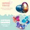 JOYIN 24 Pcs Galaxy Slime Eggs with Toys, Unscented, Multi-color, Easter, Space Theme, 3+ Years, Small, Multi Color, Slime with Toys, Putty, Childrens Multi-item Party Favor Packs, Unisex Children view 4
