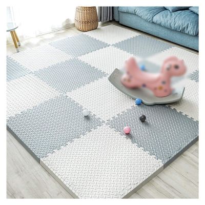 ALGFree Foam Puzzle Floor Mat, Comfortable Extra Thick Exercise and Play Mat with Edge for Toddlers, Kids & Adults, Multicolor Tiles Set (Color : A, Size : 60x60x2cm-16pcs)