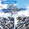 Microworld 3D Metal Puzzle - Mechanical Pilot 1 Spacecraft Model Kits, Great Challenge 3D Puzzles for Adults to Build, DIY Handcraft Assembly Model for Teen - 355 pcs view 2