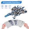 Microworld 3D Metal Puzzle - Mechanical Pilot 1 Spacecraft Model Kits, Great Challenge 3D Puzzles for Adults to Build, DIY Handcraft Assembly Model for Teen - 355 pcs view 4