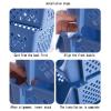 GUAWJRZDP Stackable Storage Baskets/Bins,Detachable Storage Organizer Plastic Baskets Rack,Space Saving,for Food Snacks Bottles Toys Toiletries(37.5X26.5X19cm/14.7X10.4X7.4inch) view 4