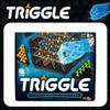 Fat Brain Toys Triggle - Stretch Four to Score [Fun Family Brainteaser Strategy Game for Kids, Teens, & Adults] Rubber Band Triangle Game view 2