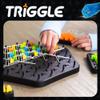 Fat Brain Toys Triggle - Stretch Four to Score [Fun Family Brainteaser Strategy Game for Kids, Teens, & Adults] Rubber Band Triangle Game view 4