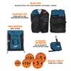 Nerf Elite Deluxe Tactical Gear Pack - Tactical Vest with Hip Holster, Cinch Backpack, and 5 Targets - Blast Into Battle view 2