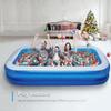 CHICLIST Inflatable Swimming Pool 103" X69" X20" Full-Sized Lounge Pool for Kiddie, Adults, Easy Set Family for Backyard Summer Water Party Outdoor Kiddie Pools view 2