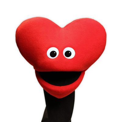 Heart Hand Puppet Professional Puppet Ministry, School, Church