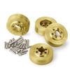 4Pcs RC Brass Wheel Weights for 1/10 SCX10 RC Crawler 2.2" Beadlock Wheels Balance Weights (Fit for 2.2" Wheel) view 2