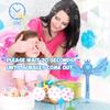 Bubble Machine for Kids, Automatic Electric Frozen Toys for Girls Princess Bubble Wand Maker Blower, Musical&Light Up Bubble Toys for Toddlers Outdoor, 3 4 5 6 7 8 Year Old Gifts view 4