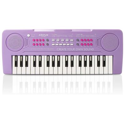 Keyboard Piano for Kids, BIGFUN 37 Keys Toddler Piano Multifunction Music Educational Instrument Toy, Electronic Kids Keyboard for 3-7 Year Old Girls and Boys (Purple)
