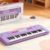 Keyboard Piano for Kids, BIGFUN 37 Keys Toddler Piano Multifunction Music Educational Instrument Toy, Electronic Kids Keyboard for 3-7 Year Old Girls and Boys (Purple) view 2