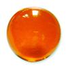 76mm Orange Acrylic Contact Juggling Ball - Approx. 3 inch view 2
