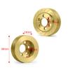 4Pcs Brass Internal Wheel Weights for 1/10 SCX10 RC Crawler 1.9" Beadlock Wheels Balance Weights D90(Fit for 1.9" Wheel) view 4