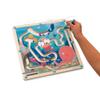 Janod - Magnetic Wooden Maze with Ocean Marbles 25x25 cm - Travel Entertainment - Enhances Fine Motor Skills - Develops Hand-Eye Coordination and Problem Solving - Safe and Durable view 2