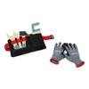 Janod Brico'kids DIY Tool Belt with 4 Wooden Tools and Gloves Set - Wood Construction Toys with Ruler, Gloves, Hammer, Saw, and Adjustable Tool Belt - Ages 3-6 Years - J06475 view 2