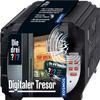 Die drei Digital safe from Kosmos, protect your secrets with a code and voice alarm, detective toy set for children from 8 years, mini safe view 1