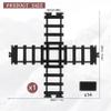 Hot Bee Train Tracks Accessories Width 6cm (2.36in) Railroad Building Toy Railway Rail for 9015 Trains Set view 2
