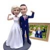 Coloves Custom Bobbleheads Figures from Photos 90% Accurate,Bobblehead Figurine Personalized- Great Gift for Wedding,Valentines and Anniversary view 1