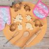 Vanmor Unicorn Kids Cooking and Baking Sets, 11Pcs Kids Aprons for Girls, Kids Chef Hat and Pink Apron, Mitt & Utensil for Toddler Dress Up Chef Costume Birthday Gifts for 3 4 5 6 7 8 Years Old Girls view 3