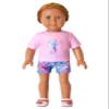 Summer Pajamas for American Girls Matching Girls&Doll Mermaid Pjs Set,Size 10 11 view 2