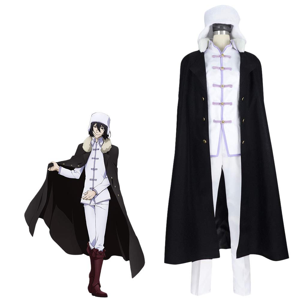 Bungou Stray Dogs Season 3 Fyodor Dostoyevsky Cosplay Costume3386 (Female XL)