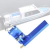Cerlingwee RC Boat Rudder, Water Pickup Inlet Electric Durable Boat Rudder, for RC Racing Electric Boat(Blue, 95mm) view 4