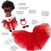 Playtime by Eimmie 18 Inch Doll Clothes and Accessories, Valentine's Day Outfit with Red Tutu Dress & Matching Headband, Clothing Sets & Stuff - Fits American, Generation & Similar 18 Dolls for Girls view 2