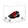 Better Display Cases Acrylic Kids Shoes Display Case - Medium Rectangle Box with Clear Case, White Risers and Clear Base 12" x 8.25" x 8" (A004, V41) view 2