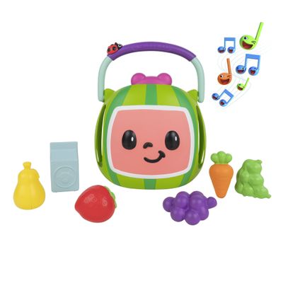 CoComelon Musical Vegetable Basket - Activate Sounds from The Show Like Yes Yes Vegetables - Toys for Kids and Preschoolers