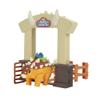 Dino Ranch Action Pack Featuring Ankylosaurus - 4 Fence Pieces to Connect- Four Styles to Collect - Toys for Kids Featuring Your Favorite Pre-Westoric Ranchers view 1