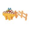 Dino Ranch Action Pack Featuring Ankylosaurus - 4 Fence Pieces to Connect- Four Styles to Collect - Toys for Kids Featuring Your Favorite Pre-Westoric Ranchers view 4