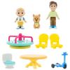 CoComelon Deluxe Pop n' Play House - Transforming Playset - Features JJ, JJs Dad, Bingo The Puppy, and Home Accessories  Toys for Kids, Toddlers, and Preschoolers view 2