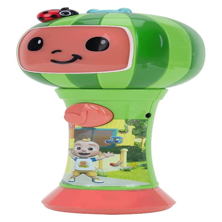First Act Discovery CoComelon Musical Sing-Along Microphone Plays Clips of The Thank You Song - Musical Instruments for Kids, Toddlers, and Preschoolers