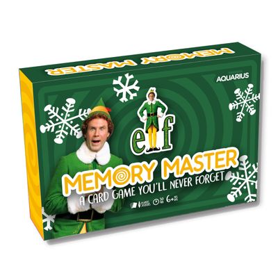 Aquarius Elf Memory Master Card Game - Fun Family Christmas Party Game for Kids, Teens & Adults - Entertaining Family Game Night Gift - Officially Licensed Merchandise