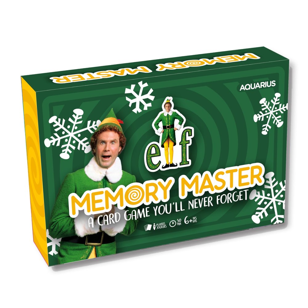 Aquarius Elf Memory Master Card Game - Fun Family Christmas Party Game for Kids, Teens & Adults - Entertaining Family Game Night Gift - Officially Licensed Merchandise