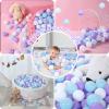 STARBOLO Ball Pit Balls for Toddlers - Pack of 100 - Phthalate Free BPA Free Non-Toxic 2.17-Inch Crush Proof Play Balls (Macaron 3 Colors) view 4