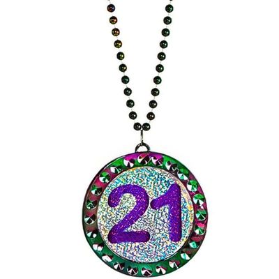 Amscan Multicolor Plastic Bead Necklace - 30 Inch