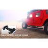 1/10 US GM Hummer H1 Military Truck 4WD Crawler RTR Upgrade with Sound Light Red view 3