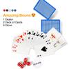LUCKYERMORE 300 PCS Poker Chips Set 11.5 Gram Poker Set Casino Clay Poker Chips Poker Sets with Case for Texas Holdem Gambling Blackjack 1 Dealer Buttons, 2 Decks view 3