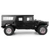 1/10 US GM Hummer H1 Military Truck 4WD Crawler RTR Upgrade with Sound Light Black view 3