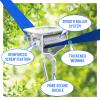 Zip ine Kit for Kids,Stainless steellackline Pulley Slider with Swing seat Zip line,Kids Zipline kit for Backyard with 60ft Ninja Slackline view 3