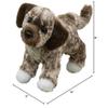 Douglas Spud Mixed Breed Mutt Dog Plush Stuffed Animal | 8 Inch Long view 2