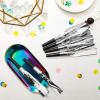 Skylety 24 Pcs New Years Party Blowers Noise Makers Silver Glitter Christmas Blowers for Sporting Events Funny Birthday Horns Metallic Fringed Blowouts for 2026 Party Supplies view 4